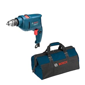 Kit Furadeira Bosch De Impacto 127V + Bolsa De Transporte Ferramentas Azul 450W