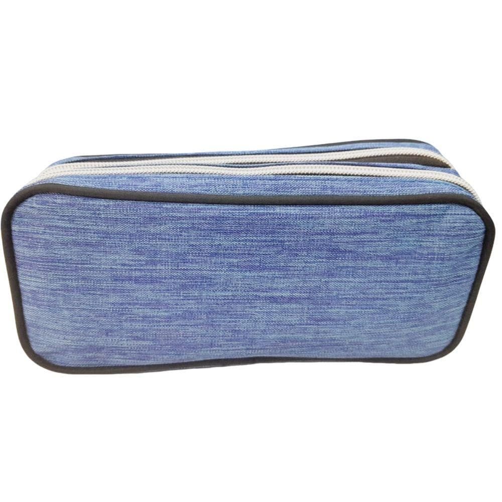 Estojo Multiuso Duplo N2403732 Azul - Quanhe