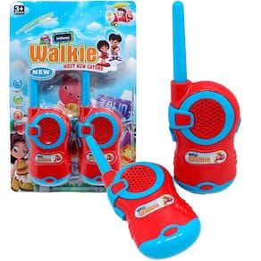 Brinquedo Criativo Rádio Duplo Comunicador Infantil A Pilha