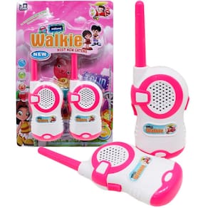 Brinquedo Criativo Rádio Duplo Comunicador Infantil A Pilha