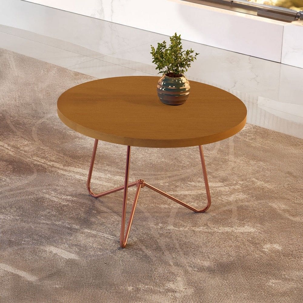 Mesa de Centro Natural/Bronze 8006 - Jb Bechara