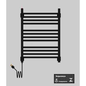 Toalheiro Elétrico Esatto Pintado Preto Fosco 220V