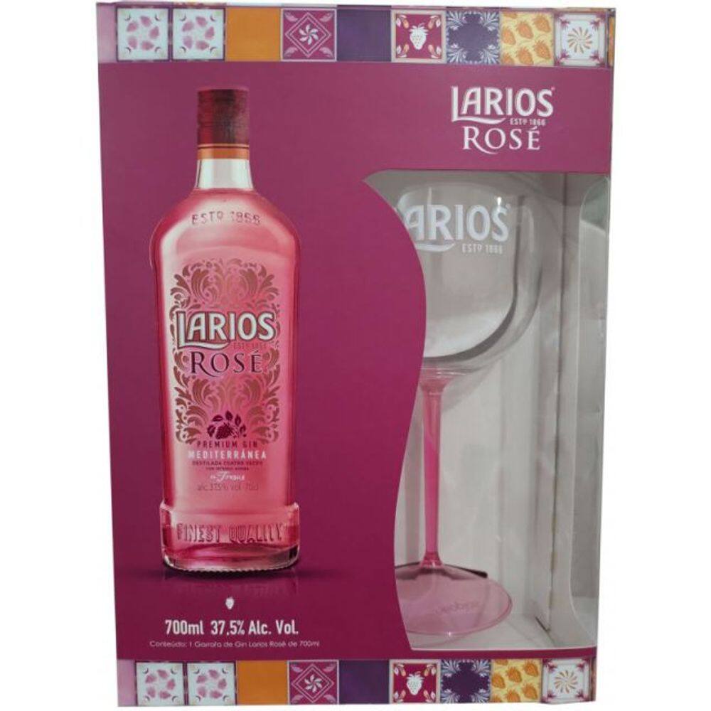 KIT Larios Rose 700ml + Taça de Acrilico