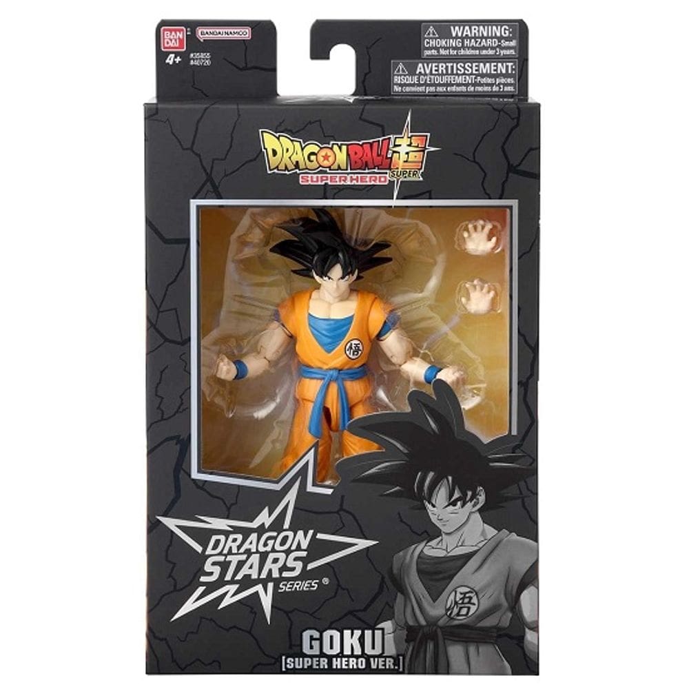 Dragon Ball Super Hero – Dragon Stars Series Boneco Deluxe Articulado 16 Cm Goku - Bandai
