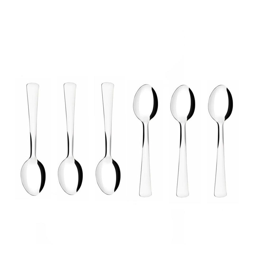 Colher de Cafe Aço Inox Talher Toronto Restaurante Buffet 6un