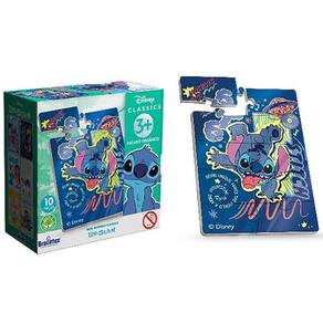 Lembrancinha Infantil - Mini Quebra-cabeça De Madeira Disney Lilo E Stitch - 1 Un