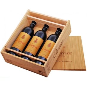 Kit 3 Cartuxa Colheita Tinto 750 Ml Caixa De Madeira