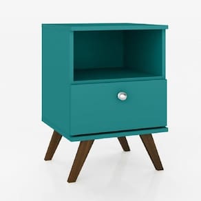 Mesa de Cabeceira 1 Gaveta RT 3019 - Turquesa