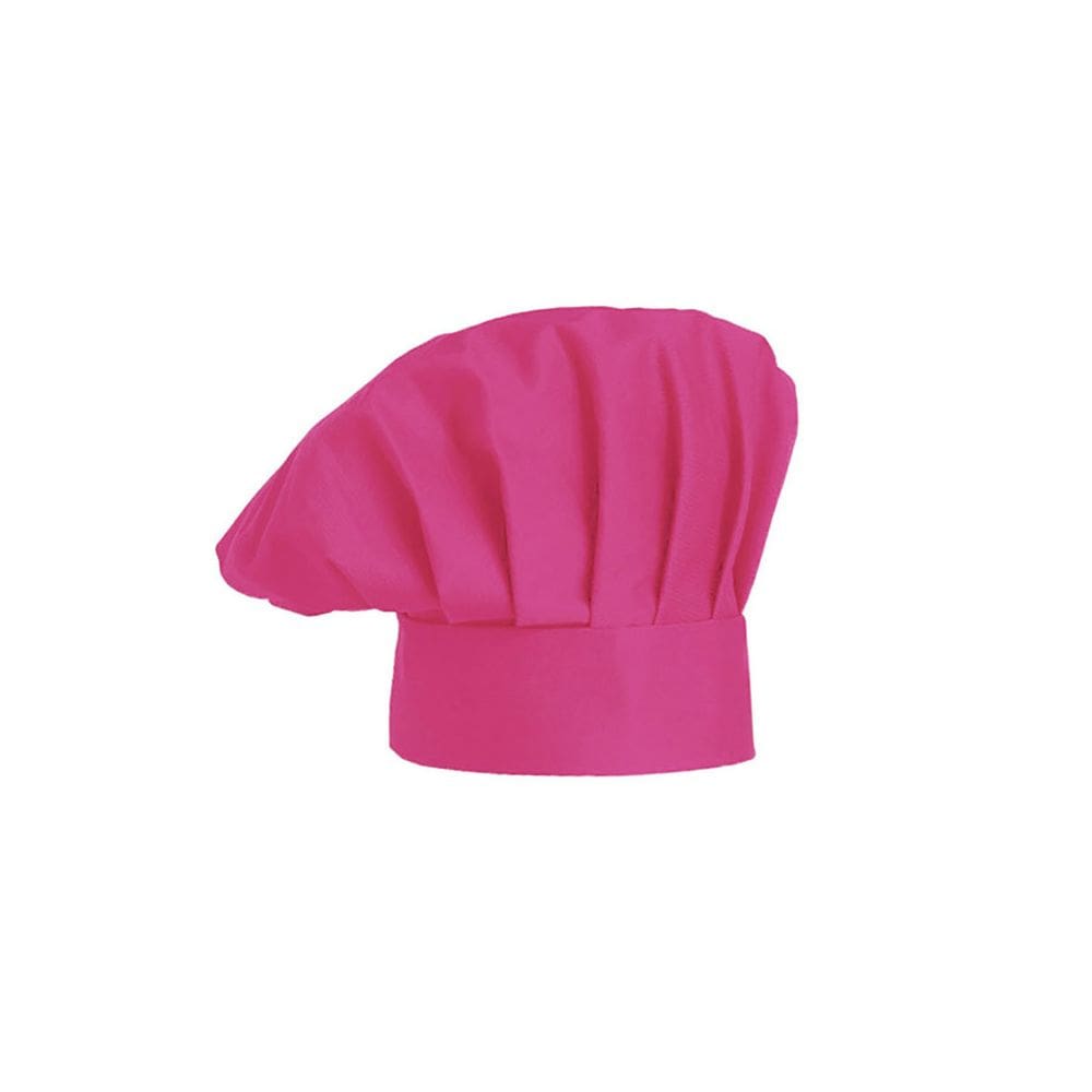 Chapeu de Cozinheiro Rosa Pink Chef Touca Unissex Ajustavel