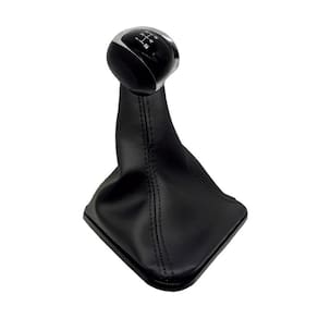 Kit Coifa Câmbio Argo Cronos 2017 a 2021 Preto Aro Cromado