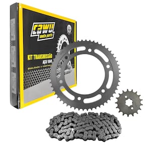 Kit Relação Com Retentor Bros 150 2003 A 2015  Aço 1045 Cawu