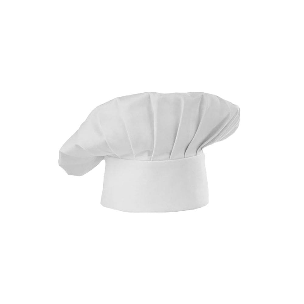 Chapeu de Cozinheiro Branco Chef Touca Unissex Ajustavel