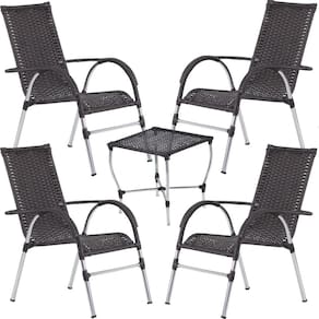 Conjunto de Cadeiras e Mesa para Área Externa, Jardim, Piscina Trama