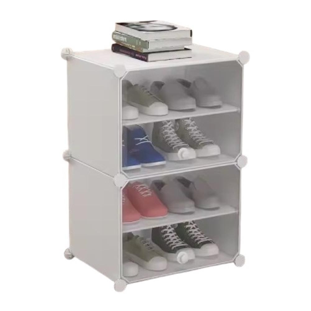 Sapateira Organizador Modular Multiuso com 4 Prateleiras Reforçadas