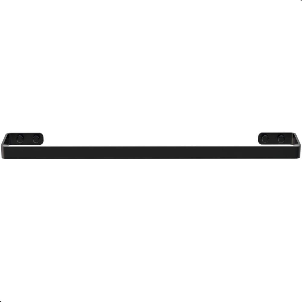 Porta Toalha De Banho Dupla Fixação Parede Preto F.ZMT