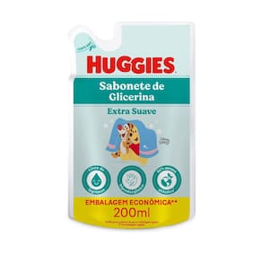 Sabonete Líquido Infantil Huggies Extra Suave Refil 200ml