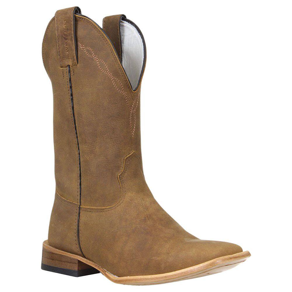 Bota Masculina Marrom Bico Quadrado Cow Way 37957