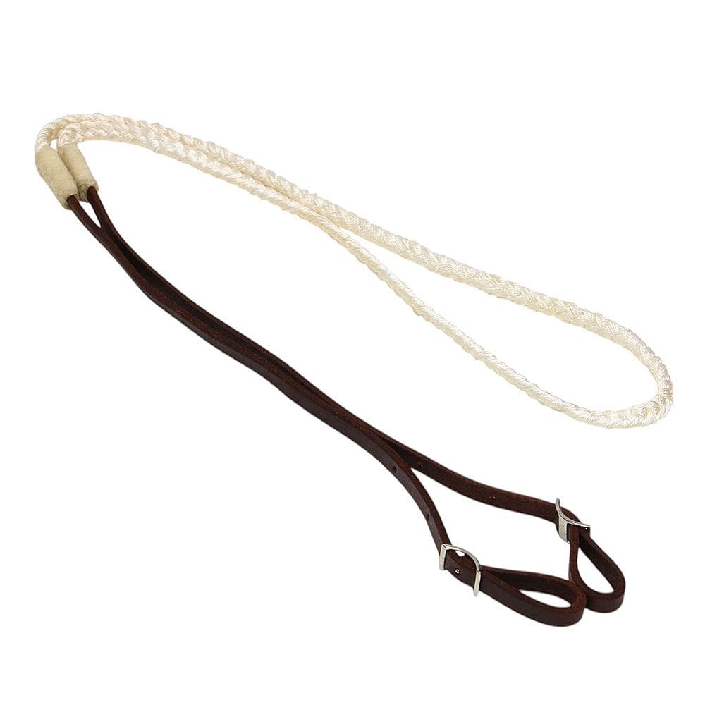 Rédea de Nylon com Couro Branca Boots Horse 38172