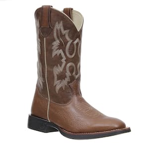 Bota Masculina Marrom Cano Longo Bico Quadrado Classic 29228