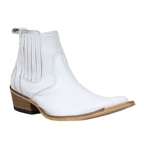 Bota Texana Masculina Branca Cow Way 37673