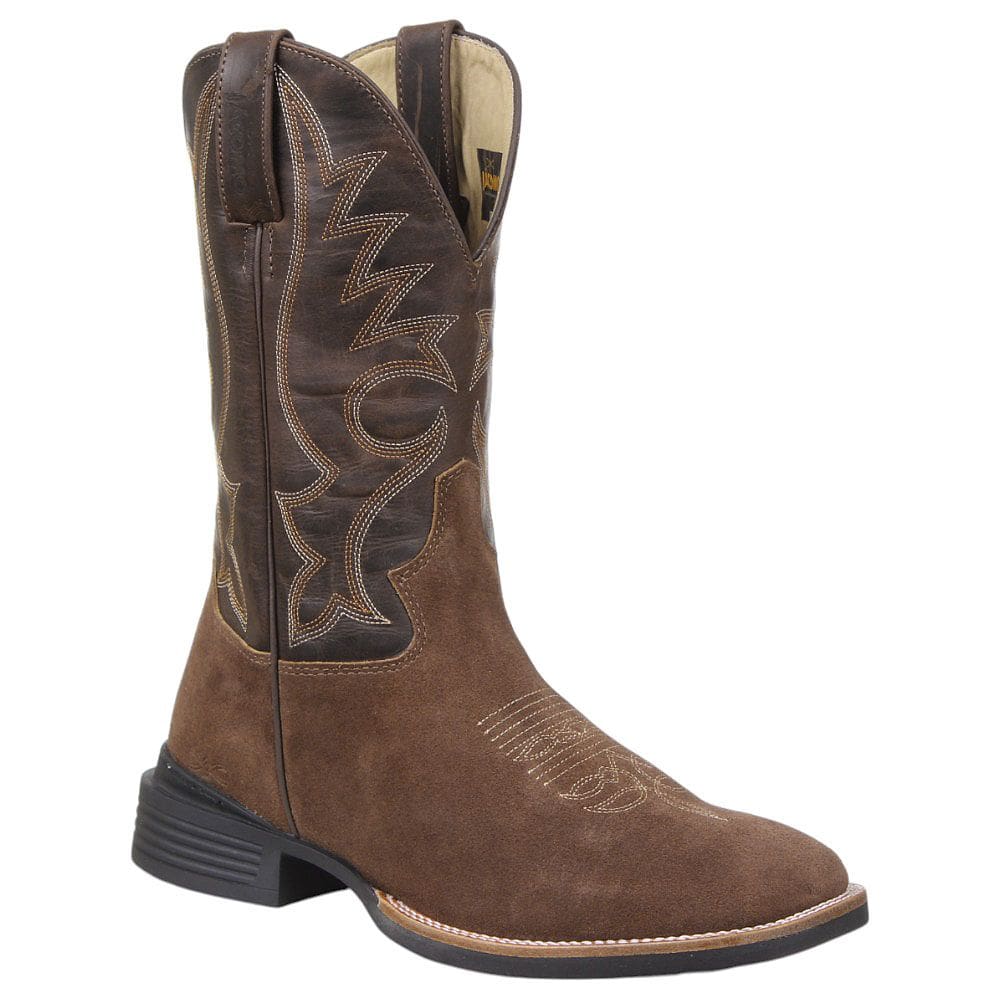 Bota Masculina Jácomo com Bico Quadrado Marrom 37986