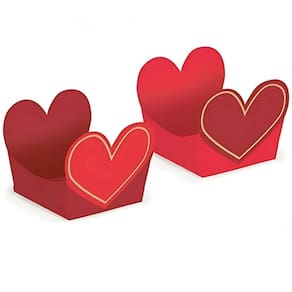 Forminha Para Doces Coração Romântico Cromus 24un