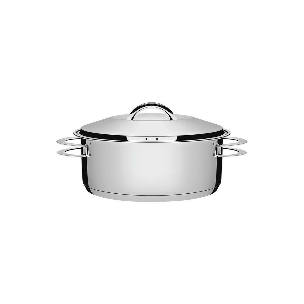 Caçarola Tramontina 20cm 2,9L Solar Rasa Aço Inox C/ Tampa