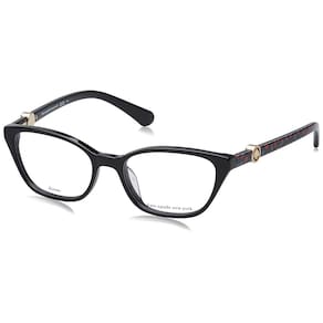 Óculos Kate Spade Emmalee 807 pretos Full Rim Cat Eye