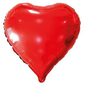 Balão Metalico Coração Vermelho 10 Polegada