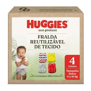 Fralda Huggies Eco Protect Reutilizável de Tecido Tamanho Único