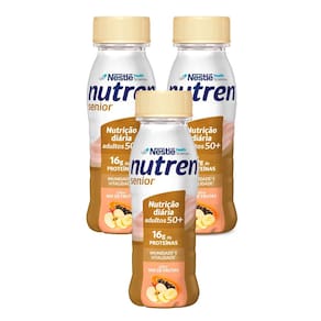 Kit 3 Nutren Senior Complemento Alimentar Mix de Frutas 200ml