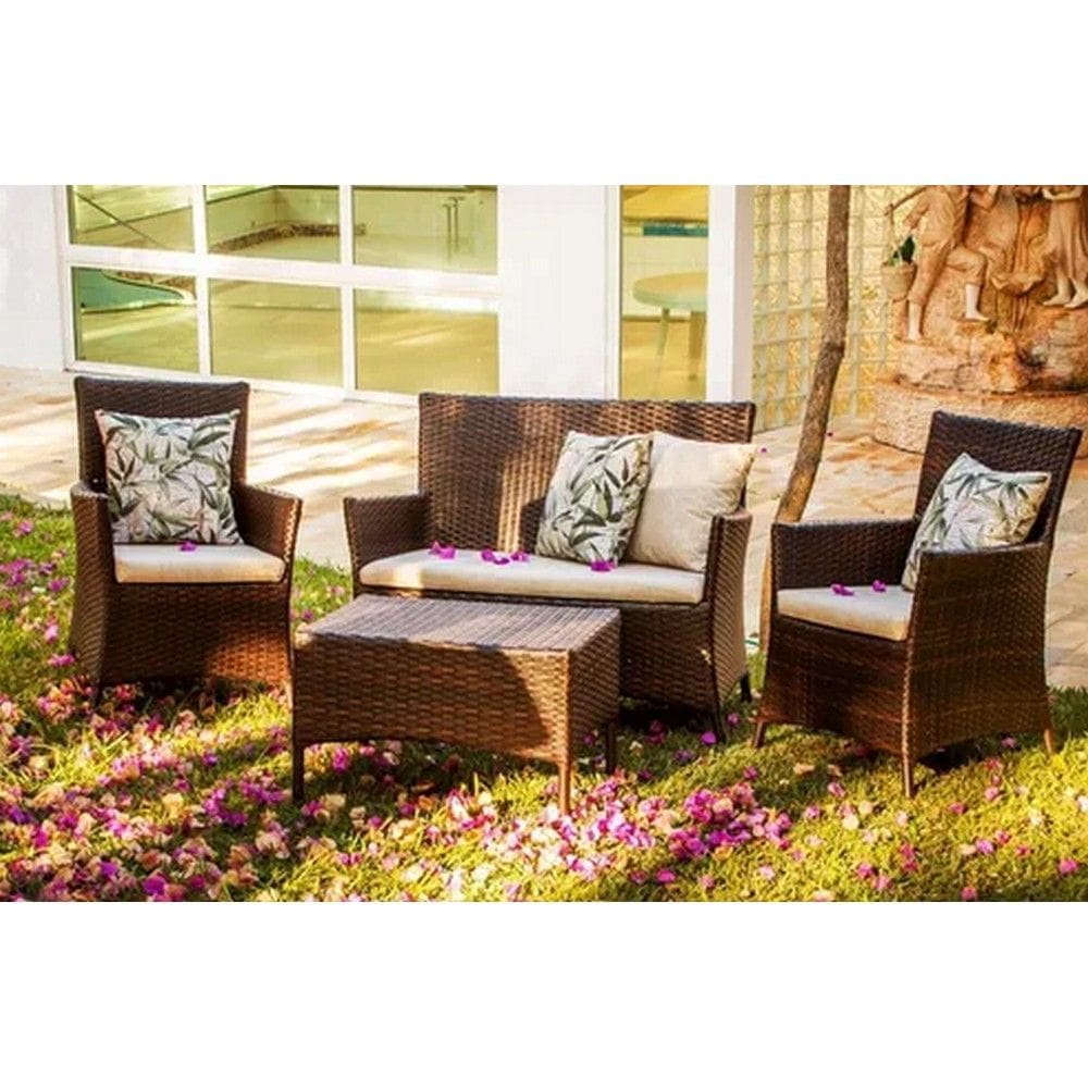  Conjunto Iguapó Para Decoração, Piscina, Varanda Trama 