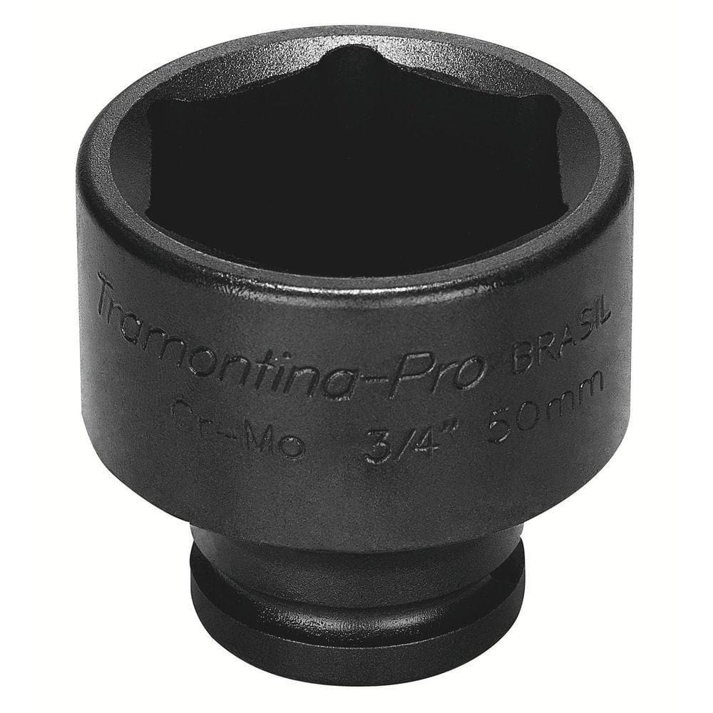 Soquete Impacto Sextavado Cromo Molibdênio 20mm Encaixe 3/4`` Tramontina Pro Tramontina