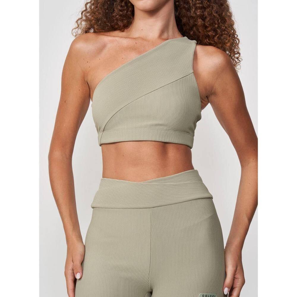 Top Feminino Colcci Alça Única Canelado