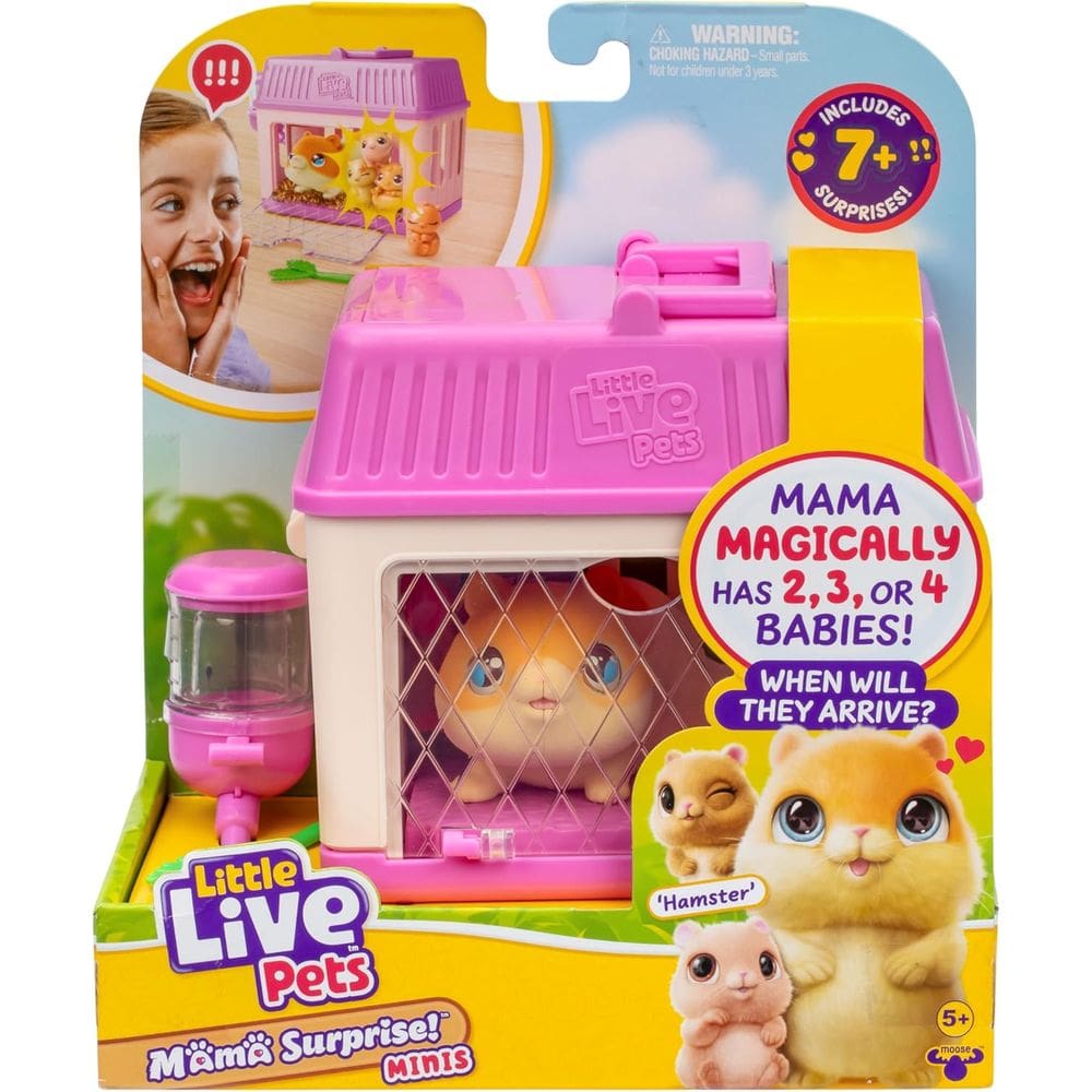 Little Live Pets Mama Surprise Minis Lil Hamster Fun F0122-9
