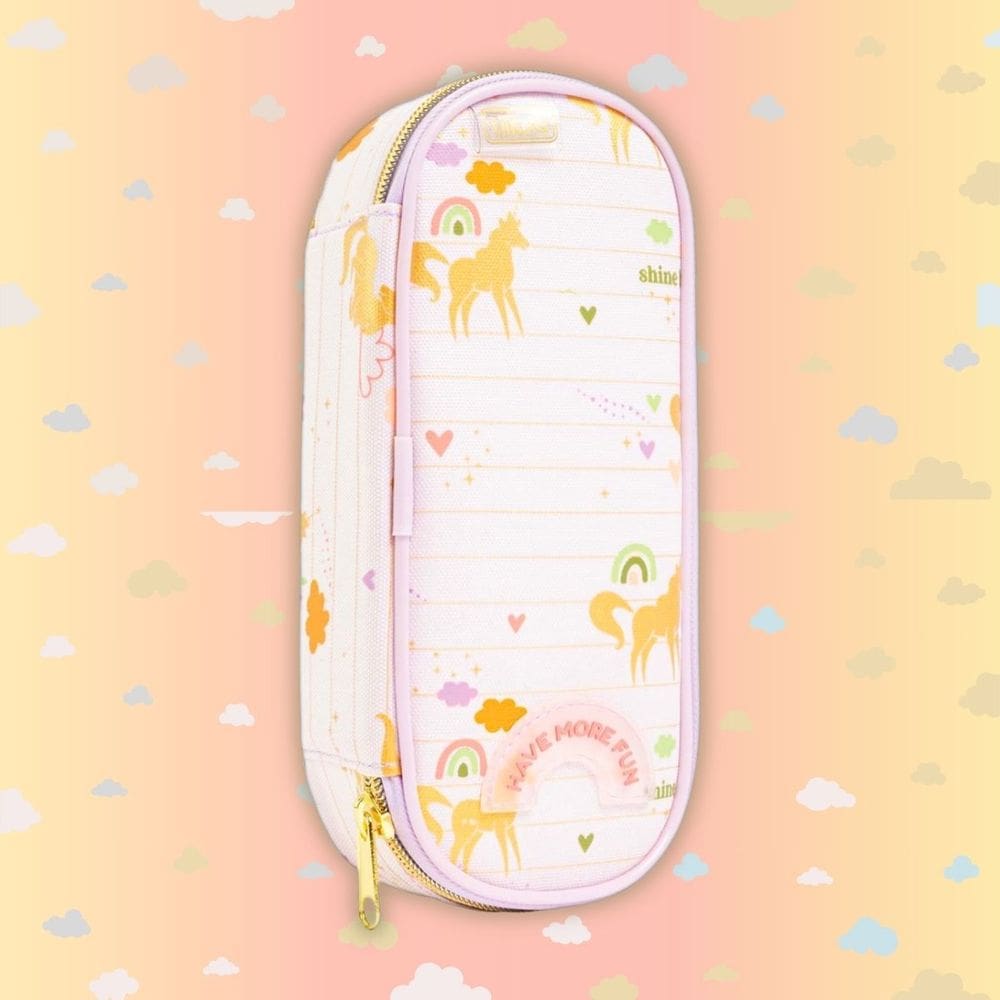 Estojo Escolar / Necessaire Mini Box Blink Unicórnio - Tilibra