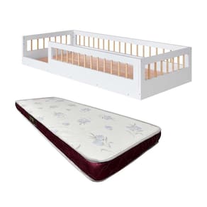 Cama Solteiro Com Colchão Castor Montessoriana Infantil Shop JM