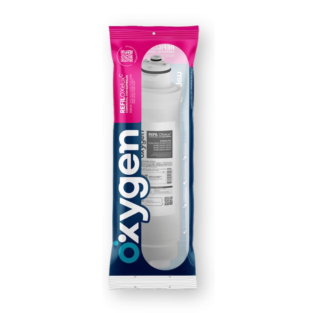 Refil Filtro Compatível Para Purificador Electrolux Pa21g, Pa26g, Pa31g, Pe11b, Pe11x, Pc41b, Pc41x, Ph41b, Ph41x, Pe12a, Pe12b, Pe12g, Pe12v e Pe15b