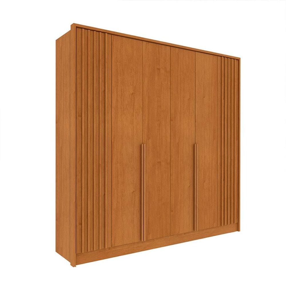 Guarda-Roupa Casal Vicenzo sem Pés 6 Portas 4 Gavetas Cinamomo