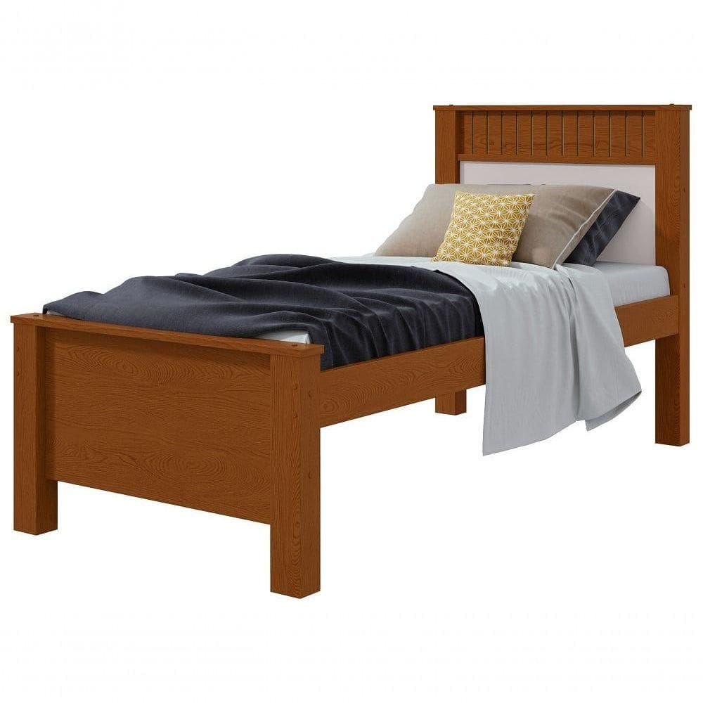 Cama Solteiro Athenas Frassino Off White
