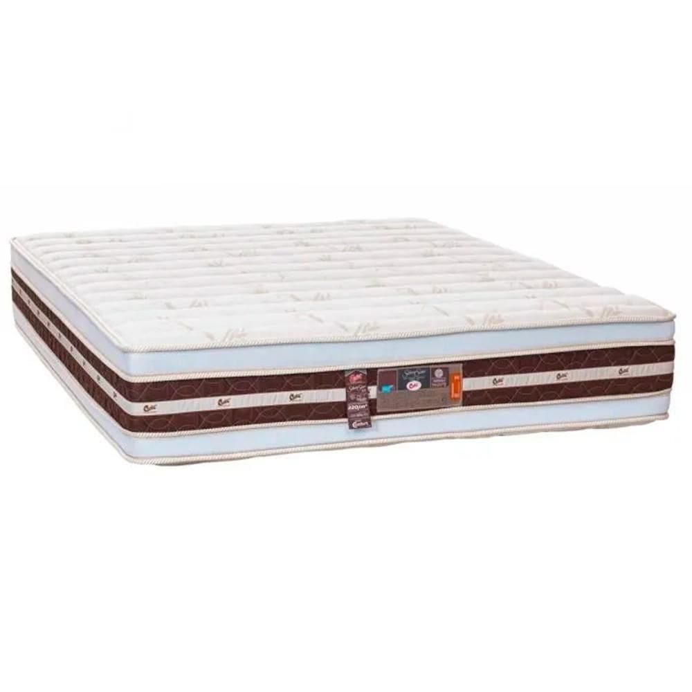 Colchão Castor Casal Silver Star Air Double Face Híbrido 138x188x34cm