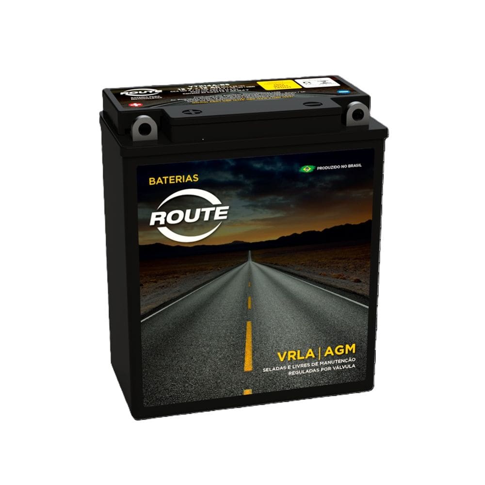 BATERIA CB 400 81/88 - CB 450  86/89 - CB 550 Four K / SS 74/78 ROUTE YTX14A-BS - 12AH