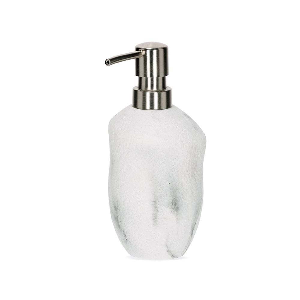 Porta Sabonete Liquido em Poliresina Branco 18cm 20792 Mart
