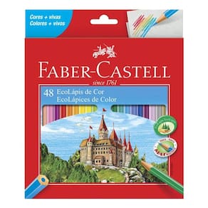 Lápis de Cor Ecolápis 120148G 48 Cores - Faber Castell