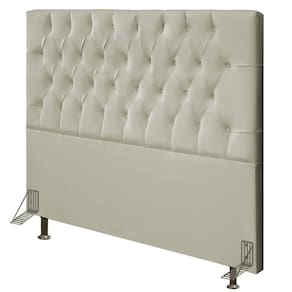 Cabeceira Casal King 193Cm Diamante D10 Corano Bege