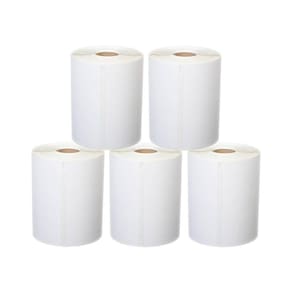 Kit Etiqueta Adesiva Couchê impressora térmica 100x150mm 5un
