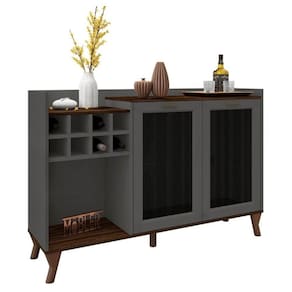 Balcão Aparador Buffet Adega Para Sala de Jantar Dunamis MDF