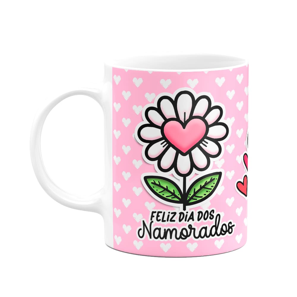 Caneca Namorados - Eu vc e os planos de Deus - Cisnes Love