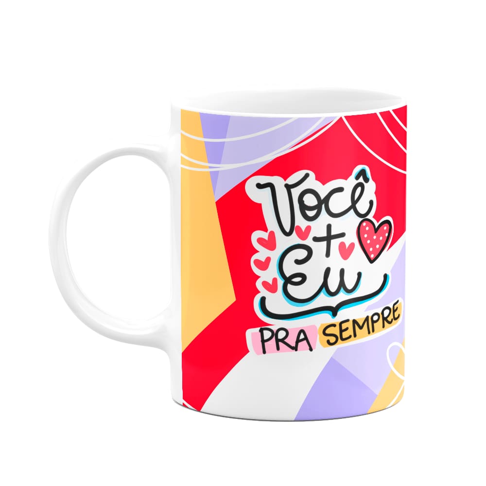 Caneca Namorados - Vc + Eu te amo patoda vida