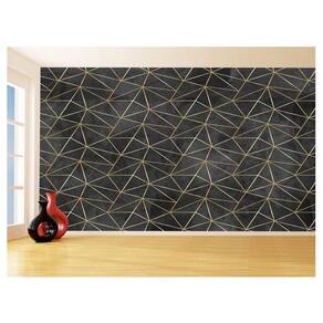 Papel De Parede 3D Concreto Queimado Risco Bege 3,5M Kkt166